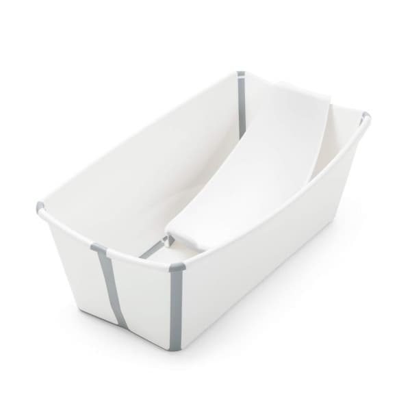 Stokke Flexi Bath Bundle - Foldable Baby Bathtub + Newborn Support