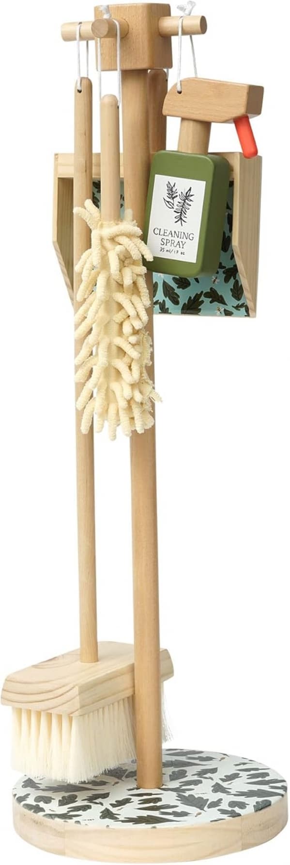 Manhattan Toy 5-Piece Wooden Pretend Housekeeping Cleaning Set